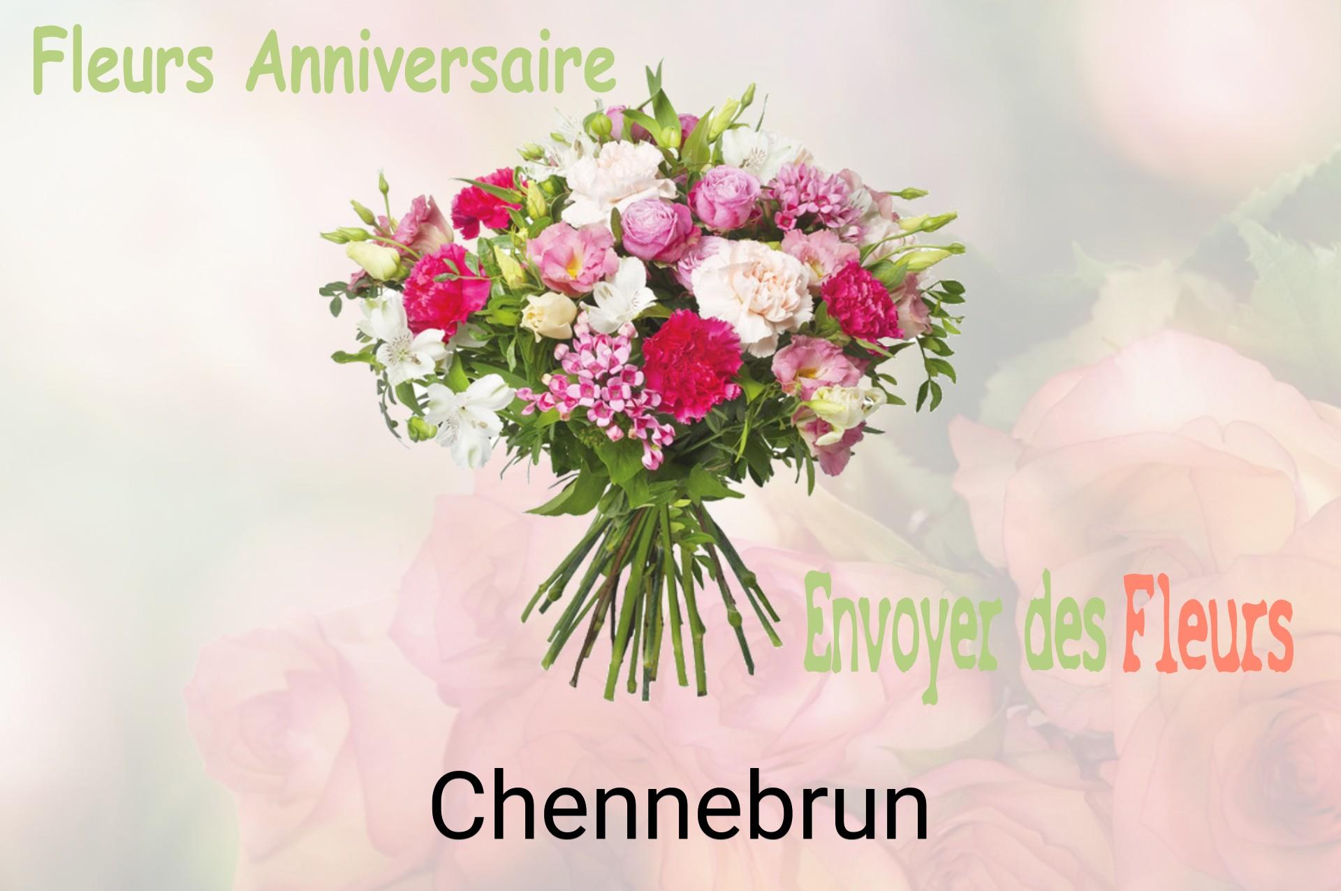 Bouquet de fleurs d’anniversaire livré à Chennebrun